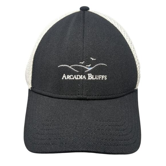 Arcadia Bluffs Fitted Hat Black XL Embroidered Colorblock Under Armour - Picture 1 of 10